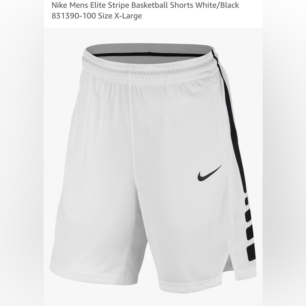 Nike Men’s Elite Striped Basketball Shorts